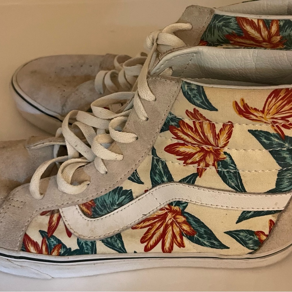 Vans Sk8-Hi Reissue Vintage Suede Aloha 10Mens/11.5Women’s Skateboard Sneakers